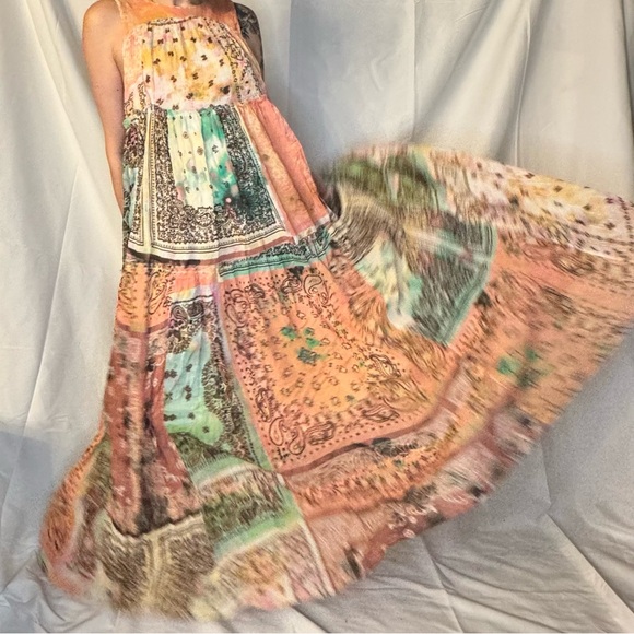 Free people bandana Rama maxi dress - Picture 1 of 4